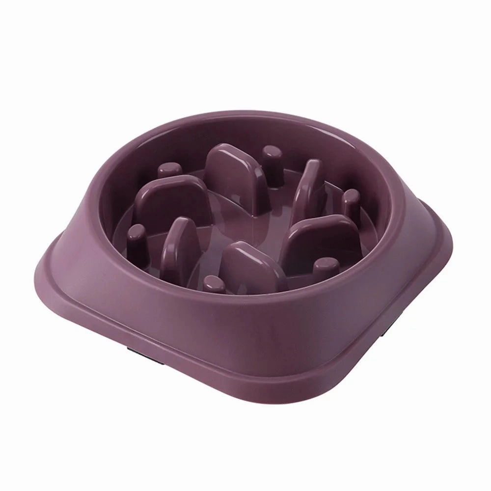 Pet Slow Food Bowl Small Dog Choke-proof Bowl Non-slip Slow Food Feeder Dog Rice Bowl Pet Supplies Available for Cats and Dogs