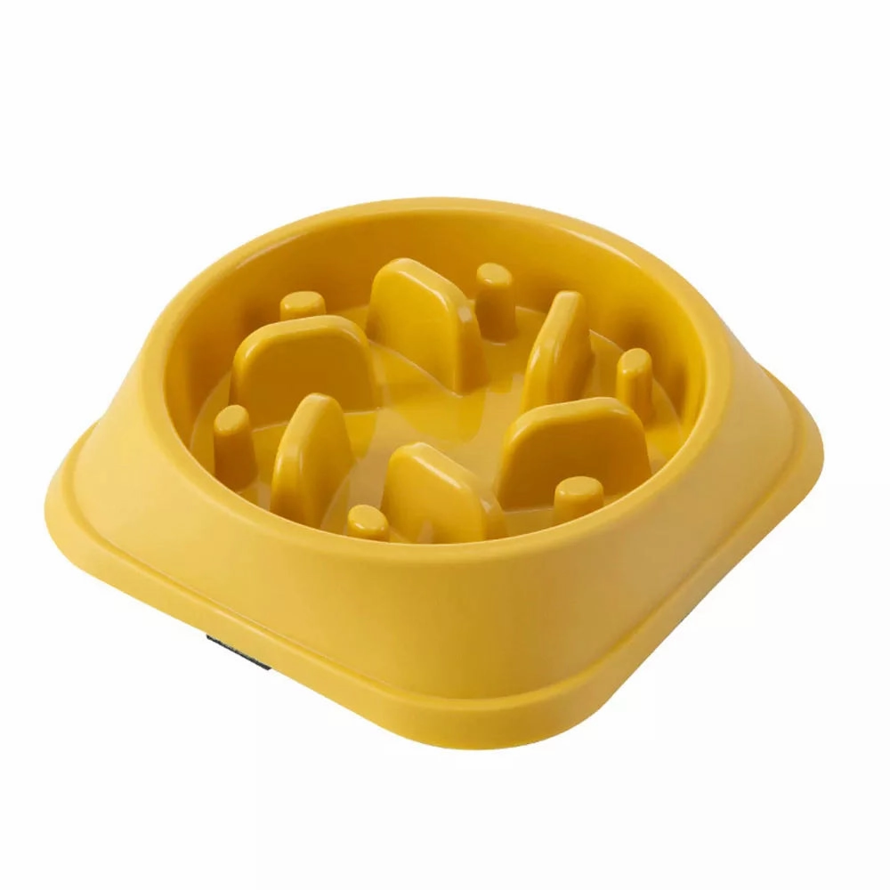 Pet Slow Food Bowl Small Dog Choke-proof Bowl Non-slip Slow Food Feeder Dog Rice Bowl Pet Supplies Available for Cats and Dogs