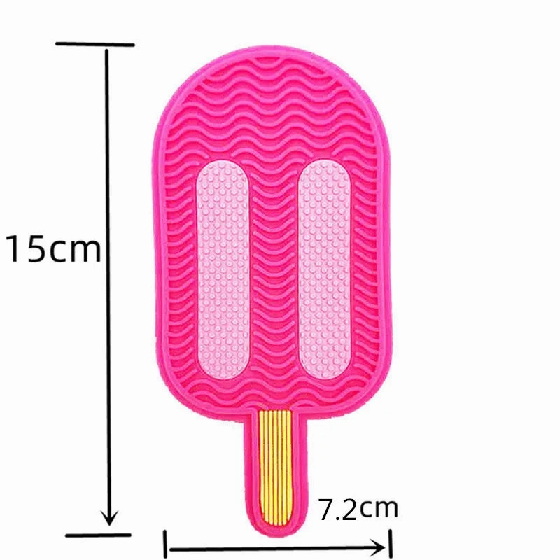 Pet Supplies Dog Cat Lick Pad Square Round Sucker Slow Food Pad Shower Distraction Pad Silicone Lick Pad Slow Food Tray