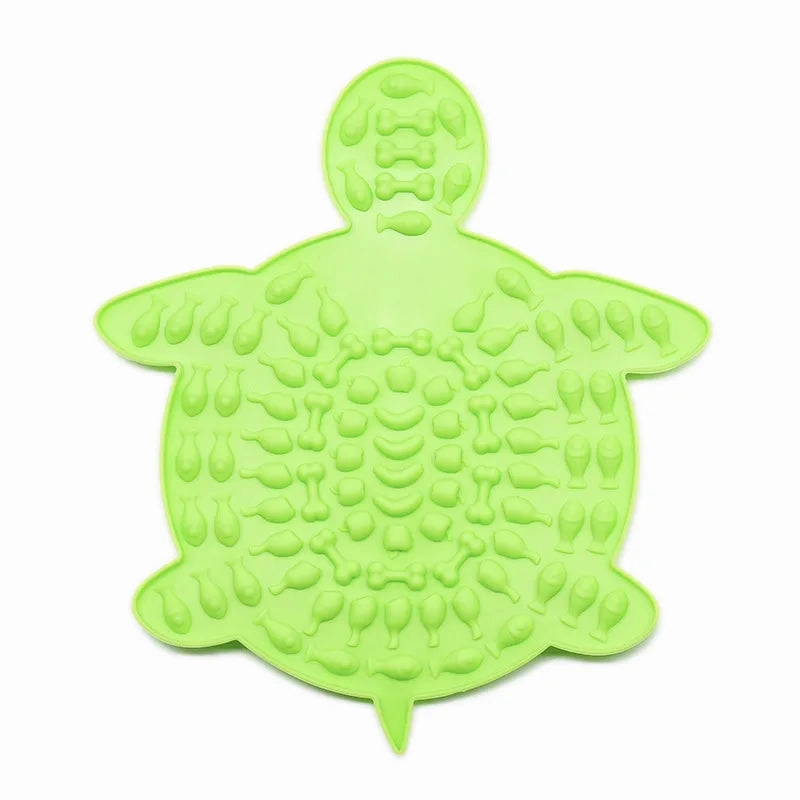 Pet Supplies Dog Cat Lick Pad Square Round Sucker Slow Food Pad Shower Distraction Pad Silicone Lick Pad Slow Food Tray