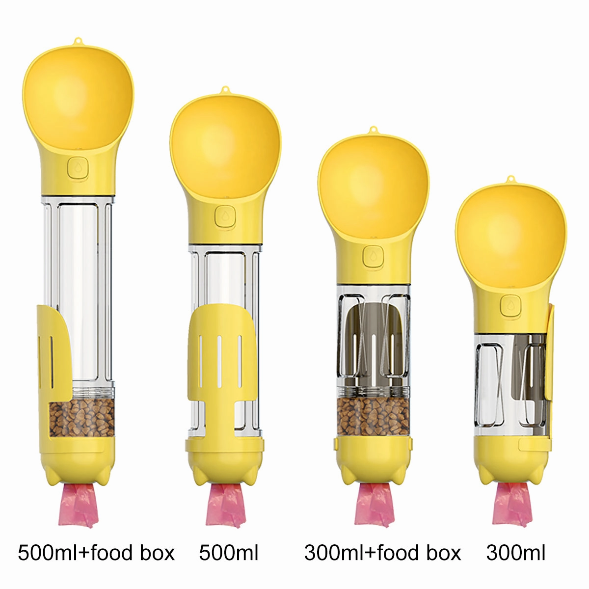 Pet Water Bottle | Multifunctional and Portable Dog Travel Water Dispenser with Food Container