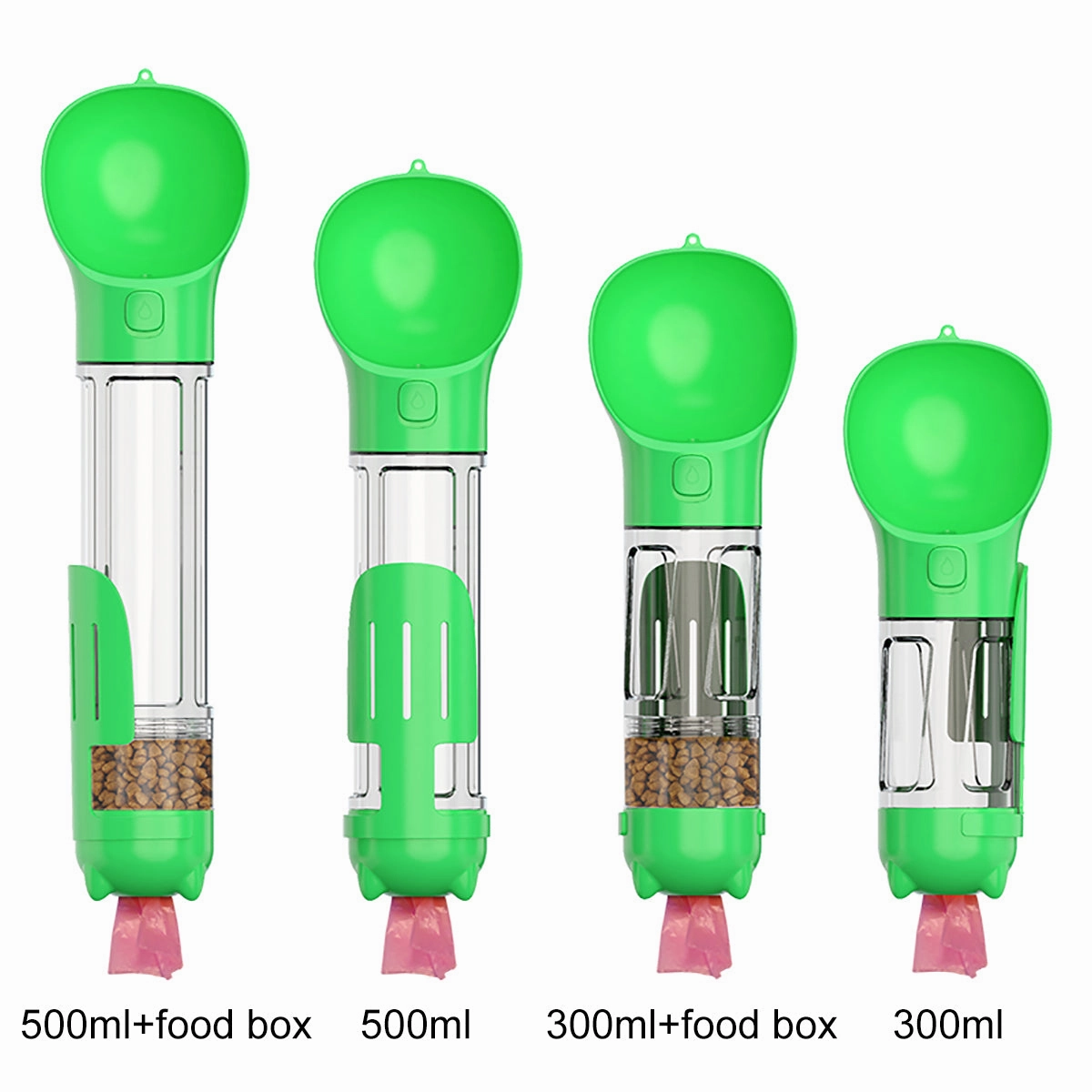 Pet Water Bottle | Multifunctional and Portable Dog Travel Water Dispenser with Food Container