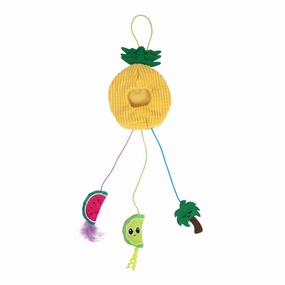 Quirky Kitty Tropical Teaser Doornob Dangler Cat Toy