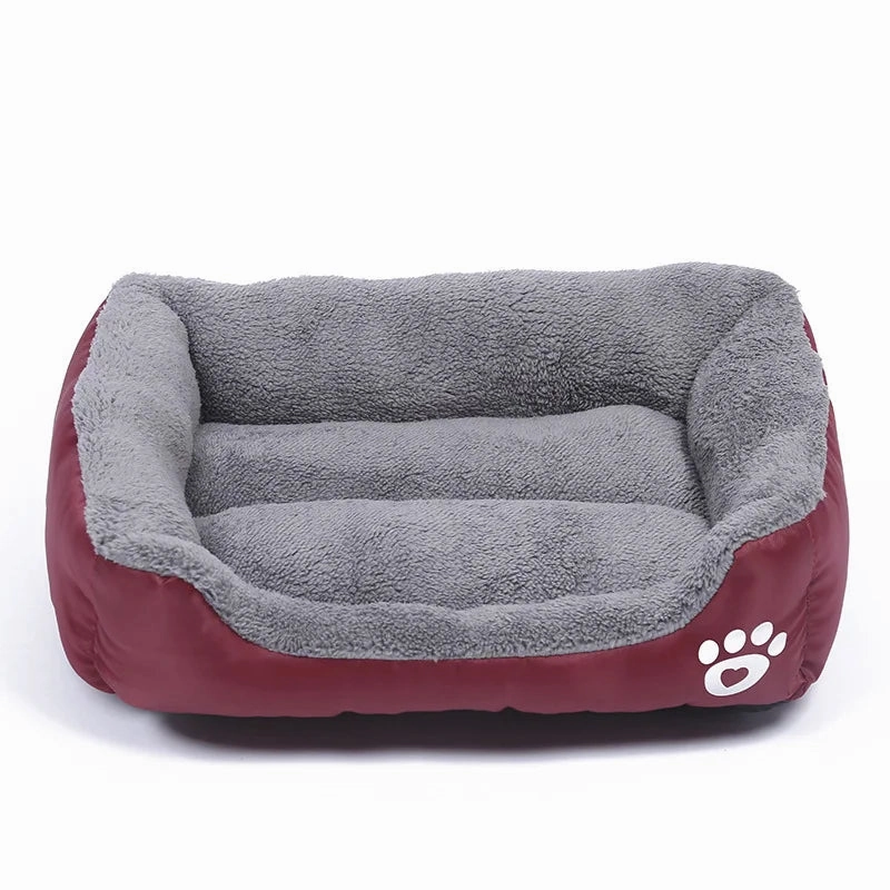 S-3XL Dogs Bed Cat Bed for Small Medium Large Dogs Big Basket Pet House Waterproof Bottom Soft Fleece Warm Cat Bed Sofa House