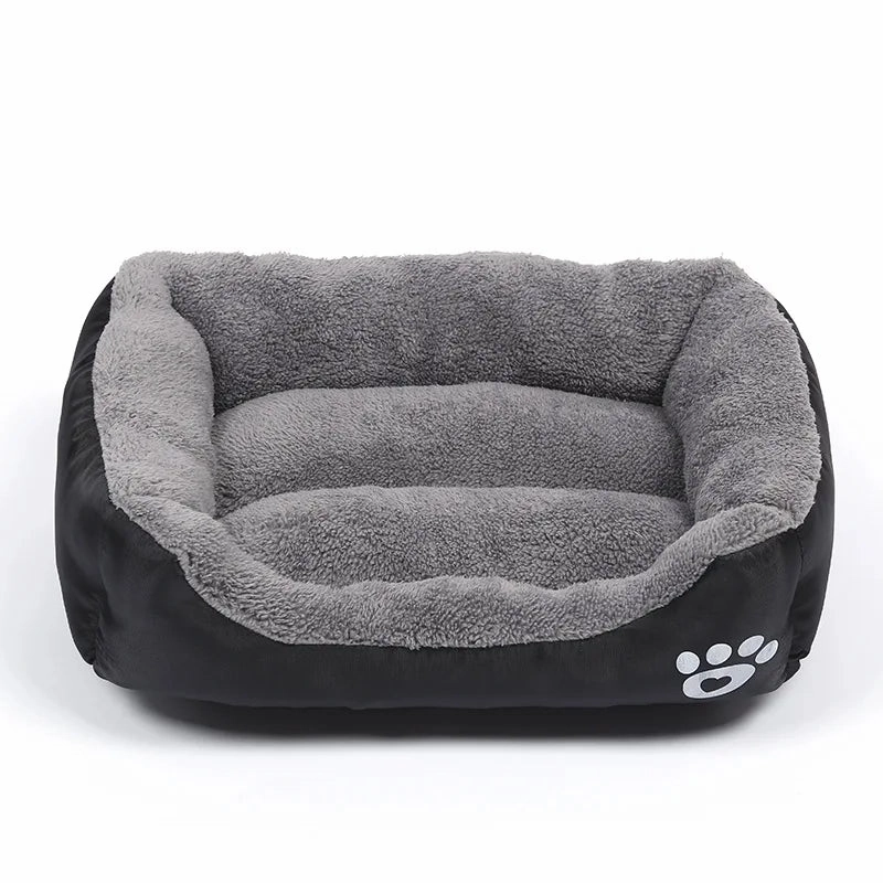 S-3XL Dogs Bed Cat Bed for Small Medium Large Dogs Big Basket Pet House Waterproof Bottom Soft Fleece Warm Cat Bed Sofa House