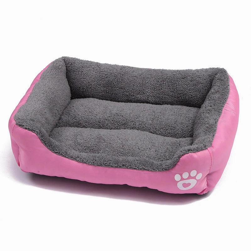 S-3XL Dogs Bed Cat Bed for Small Medium Large Dogs Big Basket Pet House Waterproof Bottom Soft Fleece Warm Cat Bed Sofa House