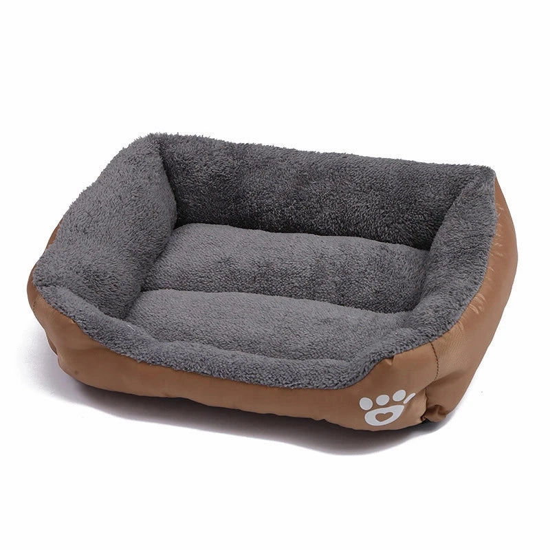 S-3XL Dogs Bed Cat Bed for Small Medium Large Dogs Big Basket Pet House Waterproof Bottom Soft Fleece Warm Cat Bed Sofa House