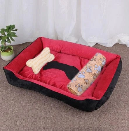 Small Large Dog Pet Cat Sofa BedCat Dog Bed Sofa Set Puppy Sleep Cushion Dog Cat Soft Plush Kennel Mat Pad
