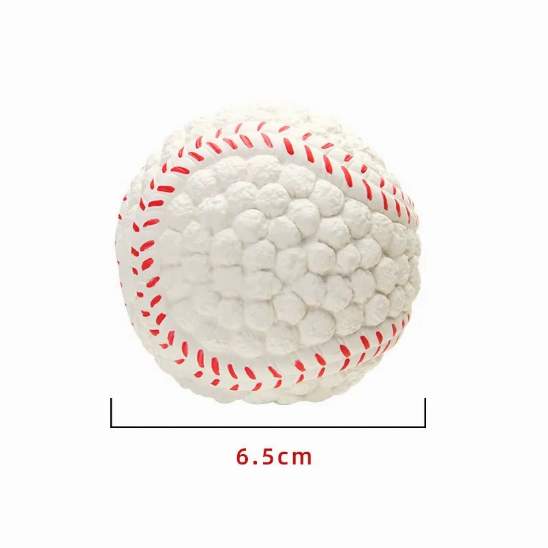Squeaky Dog Toys Natural Latex Footballs Soft Bouncy Durable For Small Medium Large Dogs Interactive Chew Fetch Play Dog Toy