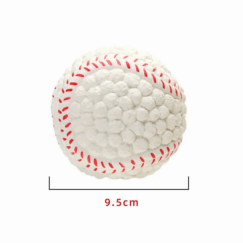 Squeaky Dog Toys Natural Latex Footballs Soft Bouncy Durable For Small Medium Large Dogs Interactive Chew Fetch Play Dog Toy