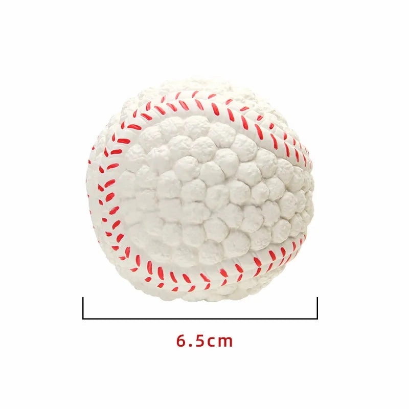 Squeaky Dog Toys Natural Latex Footballs Soft Bouncy Durable For Small Medium Large Dogs Interactive Chew Fetch Play Dog Toy