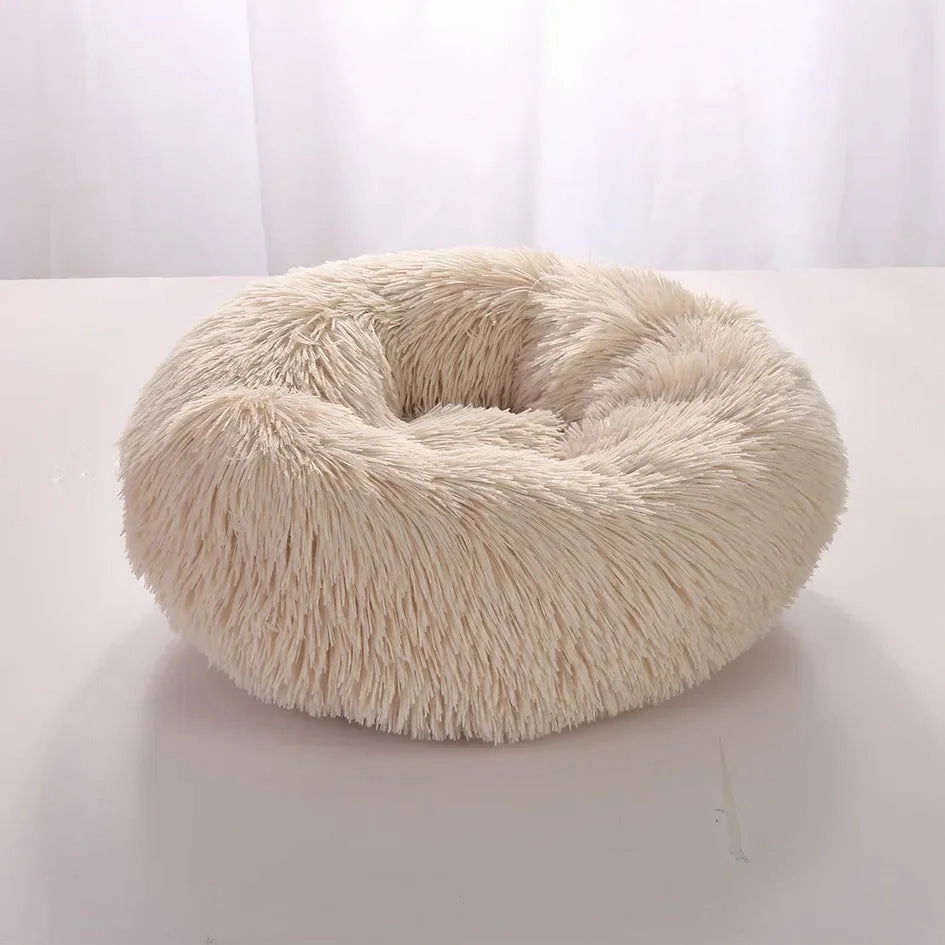 Super Soft Dog Bed Plush Cat Mat Dog Beds For Large Dogs Bed Labradors House Round Cushion Pet Product Accessories