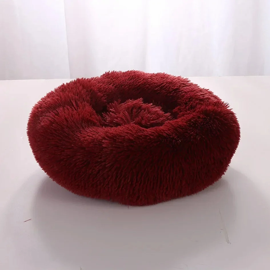 Super Soft Dog Bed Plush Cat Mat Dog Beds For Large Dogs Bed Labradors House Round Cushion Pet Product Accessories