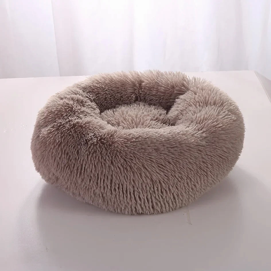 Super Soft Dog Bed Plush Cat Mat Dog Beds For Large Dogs Bed Labradors House Round Cushion Pet Product Accessories