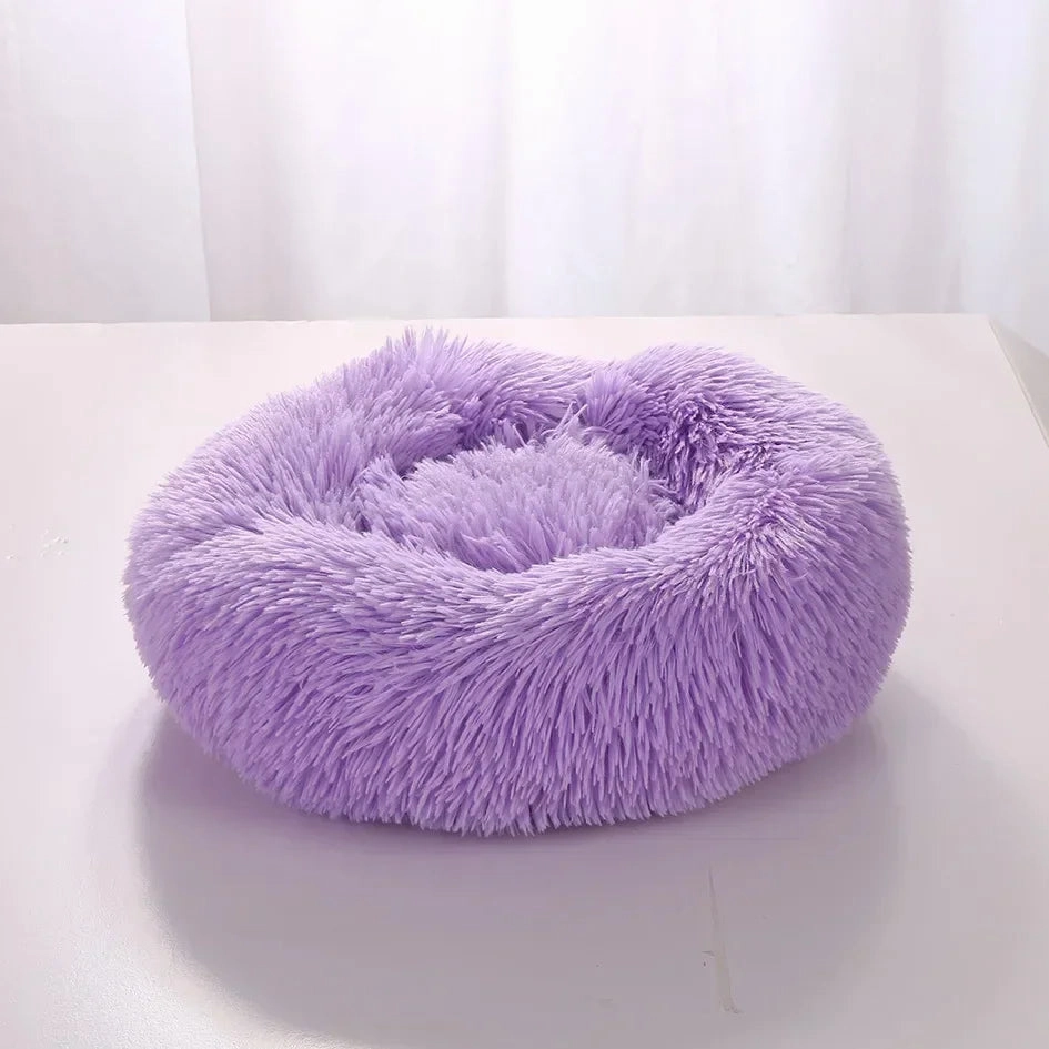 Super Soft Dog Bed Plush Cat Mat Dog Beds For Large Dogs Bed Labradors House Round Cushion Pet Product Accessories