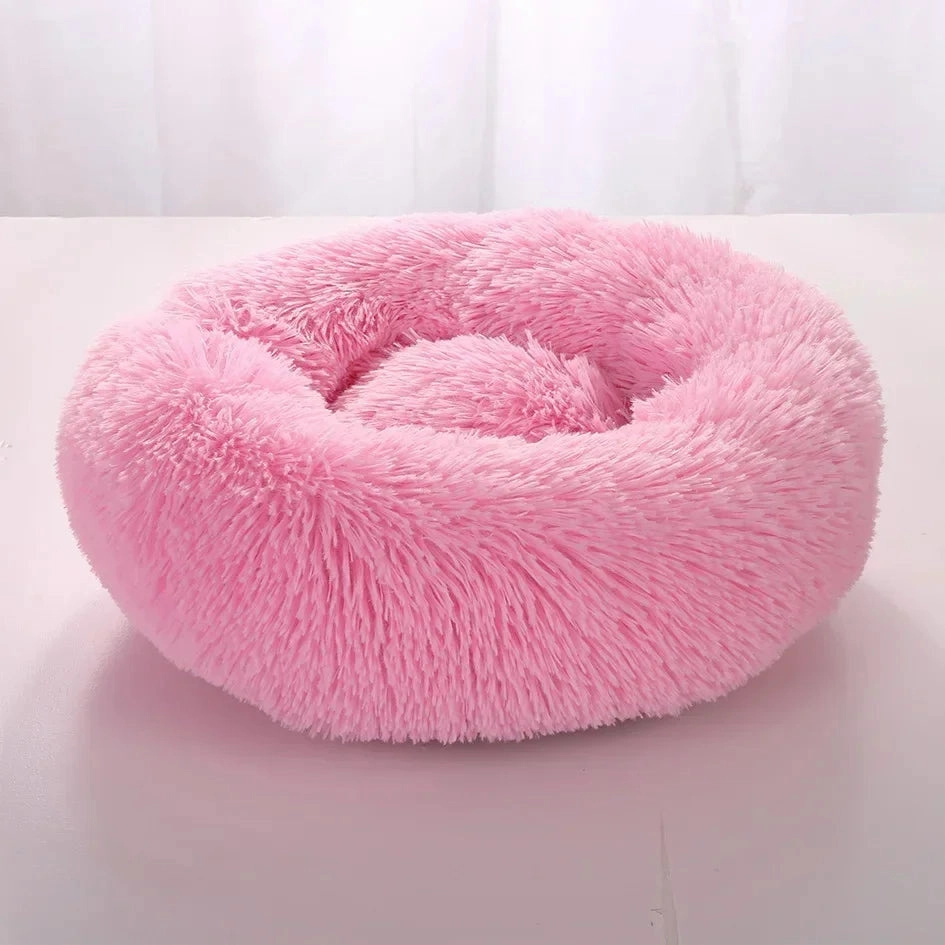 Super Soft Dog Bed Plush Cat Mat Dog Beds For Large Dogs Bed Labradors House Round Cushion Pet Product Accessories