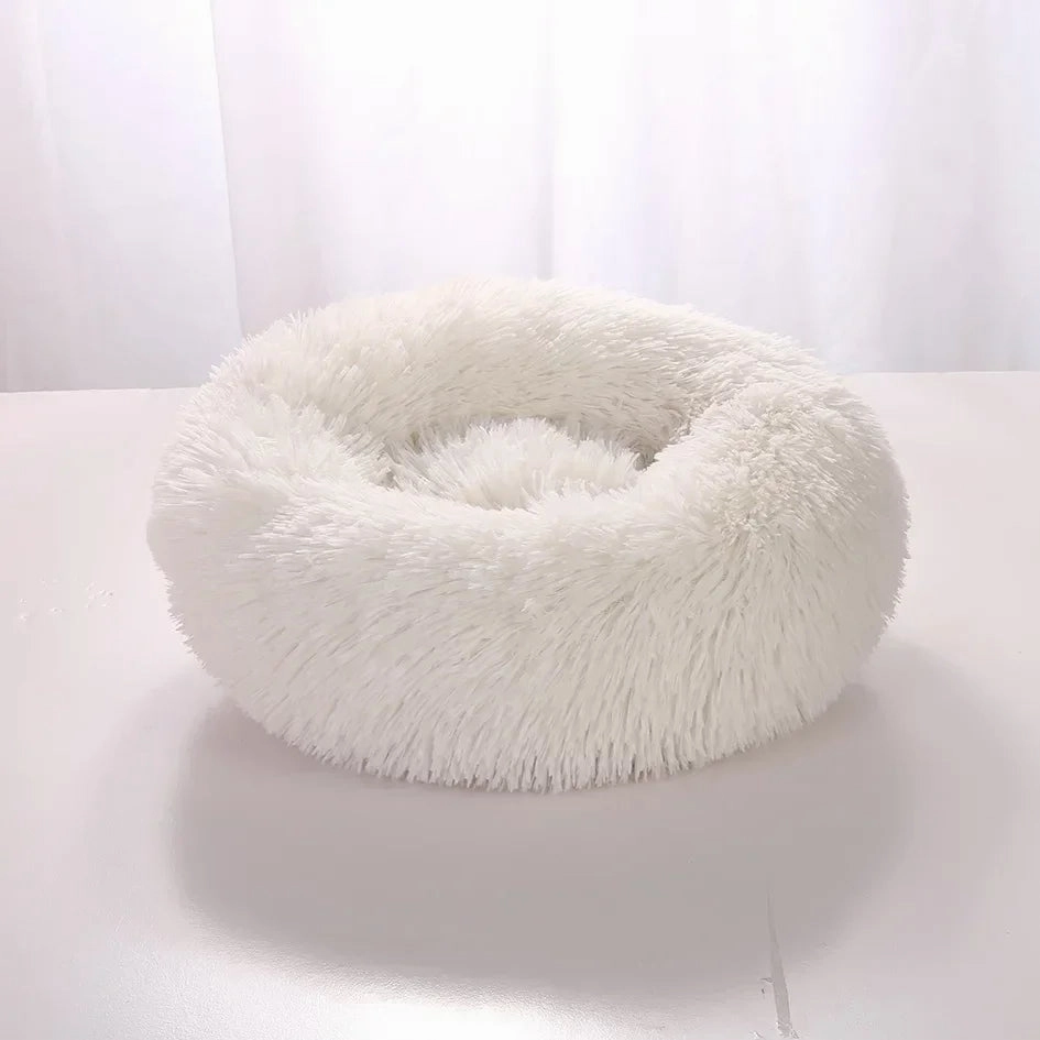 Super Soft Dog Bed Plush Cat Mat Dog Beds For Large Dogs Bed Labradors House Round Cushion Pet Product Accessories